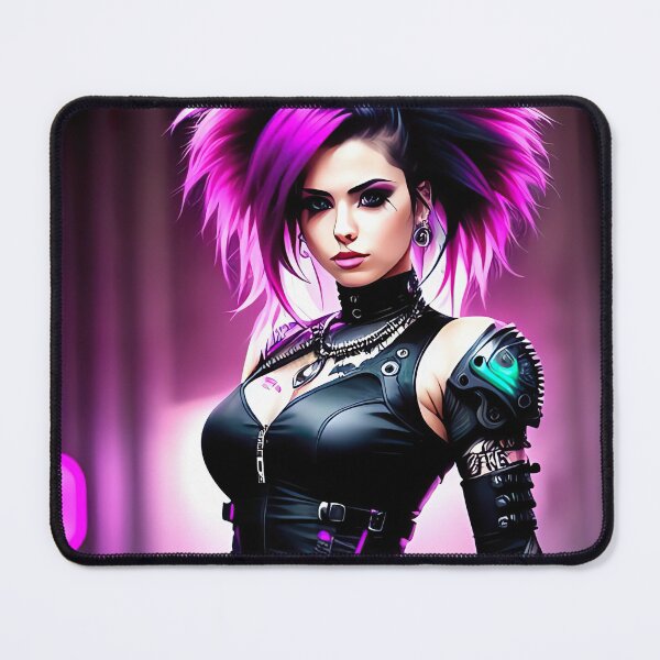 Item preview, Cyberpunk Girl designed and sold by RaveToTheGrave.
