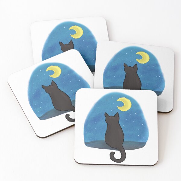 Item preview, Moon Lit Cat designed and sold by YikosCastle.