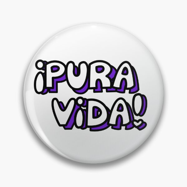 Item preview, Pura Vida (Spanish) designed and sold by bitpopart.