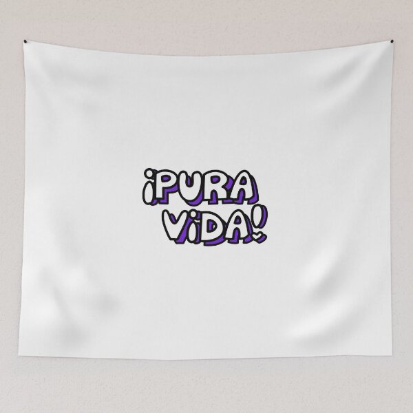 Item preview, Pura Vida (Spanish) designed and sold by bitpopart.