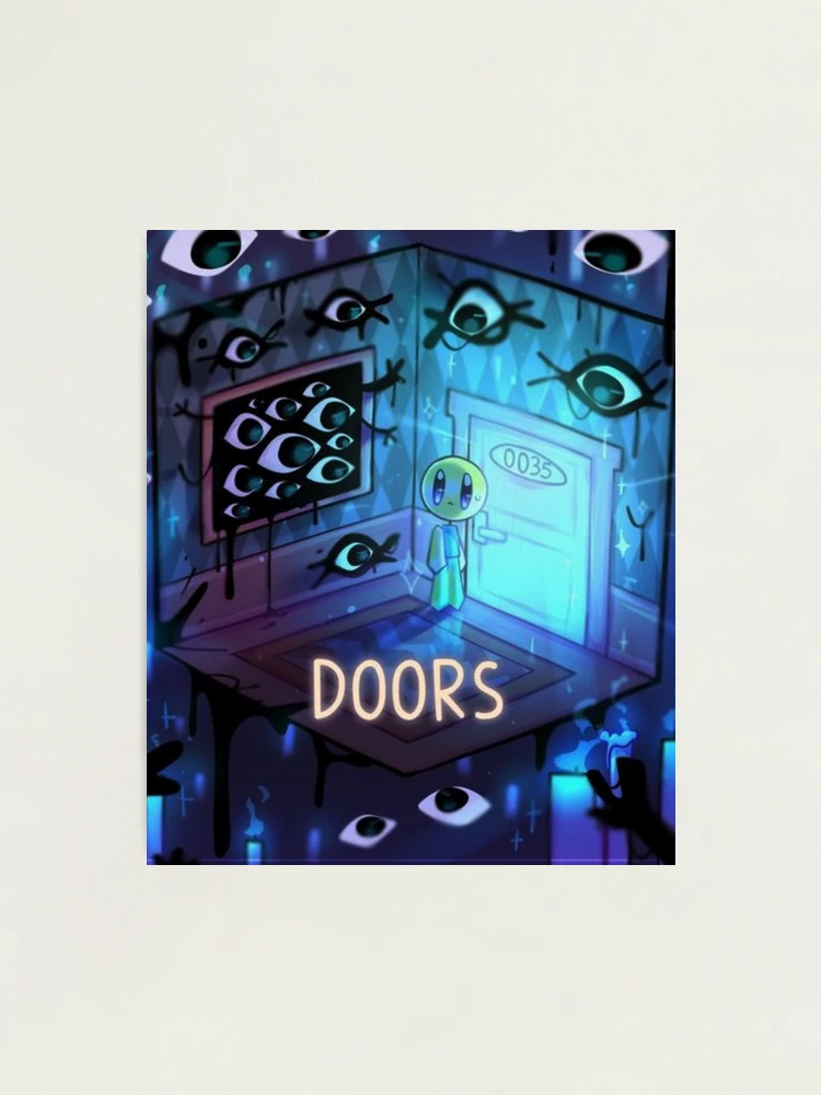 Roblox doors all the team Photographic Print for Sale by