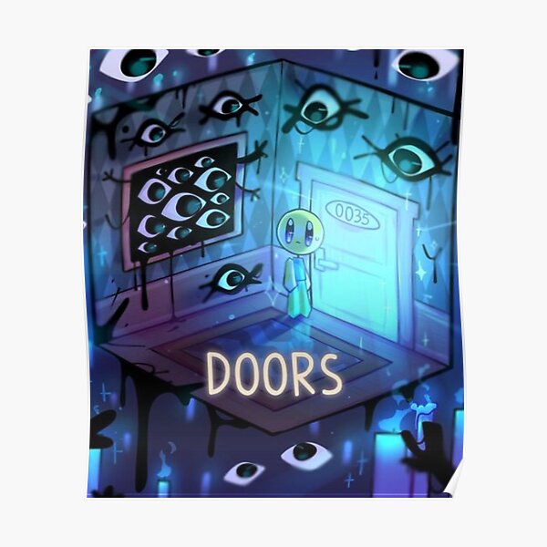 P Ster Puertas Roblox Puertas De Storshoping2 Redbubble   Poster,504x498,f8f8f8 Pad,600x600,f8f8f8 