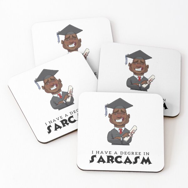Item preview,  "I Have a Degree in Sarcasm" Funny Design designed and sold by mohtadyragab.