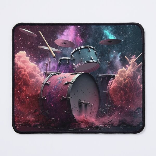 Item preview, abstract digital drum kit with colours designed and sold by FireFXStudio.