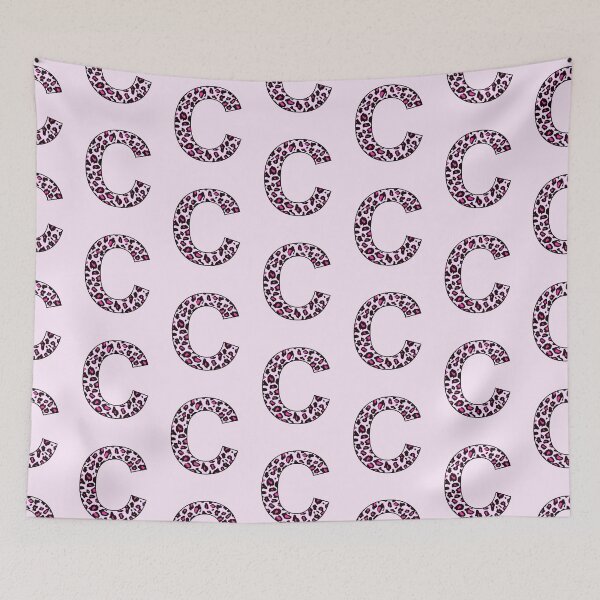 Item preview, Pink Leopard Monogram Letter C - Personal Initial for your own name designed and sold by inspirationzgal.