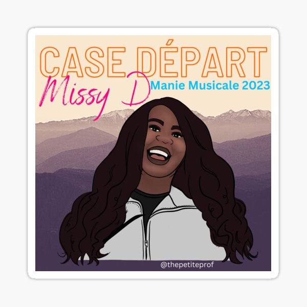 Case Départ - Missy D Sticker