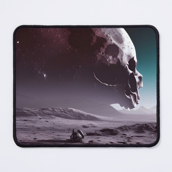 Item preview, Skull Moon Behind a Distant World designed and sold by Ink Art Design.