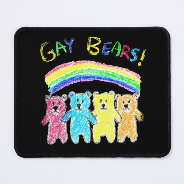 Item preview, Gay Bears Kids Crayon Drawing For Bear Pride Day designed and sold by SubtleSplit.