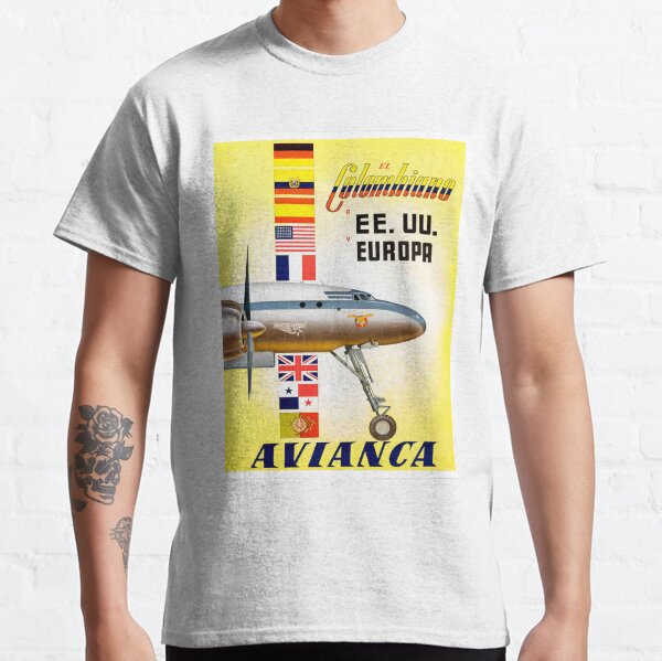 Item preview, AVIANCA of COLUMBIA : Vintage Worlds Oldest Airline 1919 Travel Advertising Print designed and sold by posterbobs.