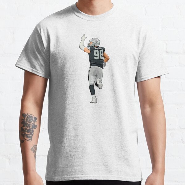 : Max Crosby Las Vegas Football T-Shirt Cotton Jersey