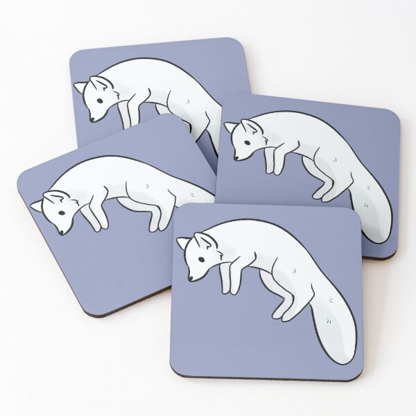Item preview, Cute jumping arctic fox  designed and sold by Yarafantasyart.
