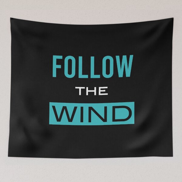 Item preview, Copy of Windsurfing Saying Follow the Wind designed and sold by whyitsme.