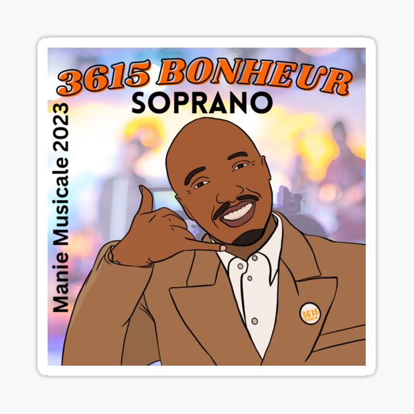 3615 Bonheur - Soprano Sticker