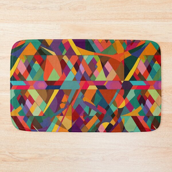Item preview, Kandinsky-Inspired Square Vector Art Design: Vibrant Colors designed and sold by TopArtsy.