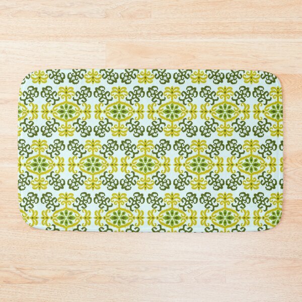 Item preview, Yellow and Green Ikat Seamless Pattern  designed and sold by Apkdesigner.