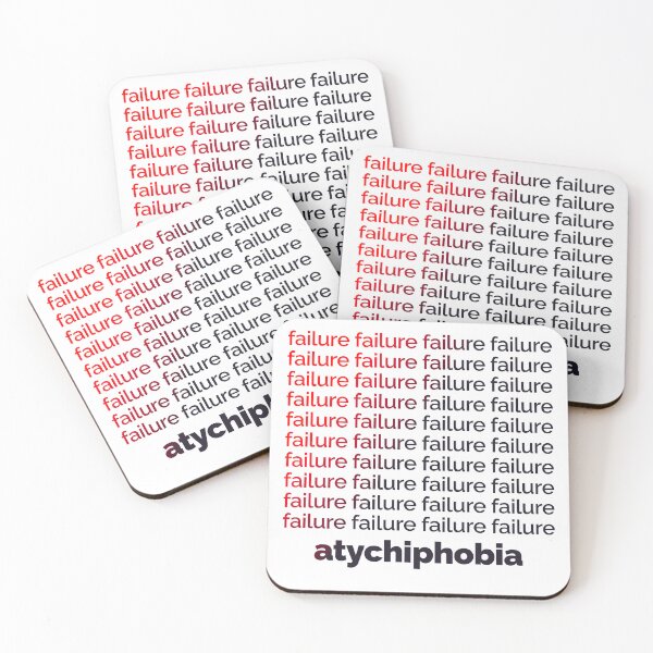 Item preview, atychiphobia failure poster designed and sold by AnsykD.
