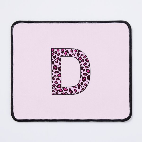 Item preview, Pink Leopard Monogram Letter D - Personal Initial for your own name designed and sold by inspirationzgal.