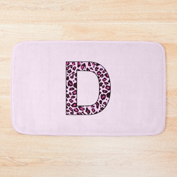 Item preview, Pink Leopard Monogram Letter D - Personal Initial for your own name designed and sold by inspirationzgal.