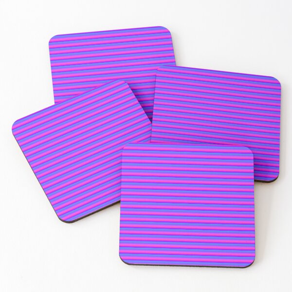 Item preview, Purple blue striped | purple blue line pattern designed and sold by lausn.
