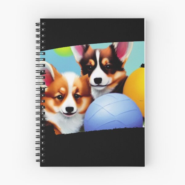 Item preview, Duo of Corgi Love - A Beautifully-Rendered AI-Generated Image of Your Faithful Companion designed and sold by Mechanical-Artt.