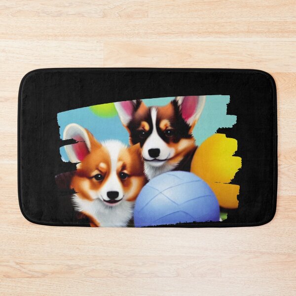 Item preview, Duo of Corgi Love - A Beautifully-Rendered AI-Generated Image of Your Faithful Companion designed and sold by Mechanical-Artt.