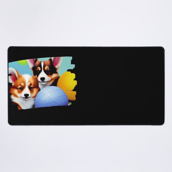 Item preview, Duo of Corgi Love - A Beautifully-Rendered AI-Generated Image of Your Faithful Companion designed and sold by Mechanical-Artt.
