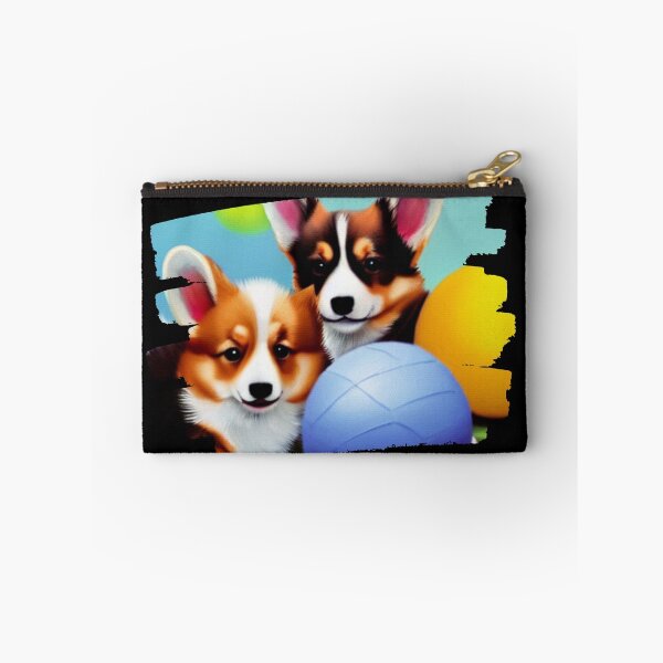 Item preview, Duo of Corgi Love - A Beautifully-Rendered AI-Generated Image of Your Faithful Companion designed and sold by Mechanical-Artt.