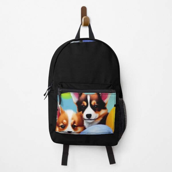 Item preview, Duo of Corgi Love - A Beautifully-Rendered AI-Generated Image of Your Faithful Companion designed and sold by Mechanical-Artt.