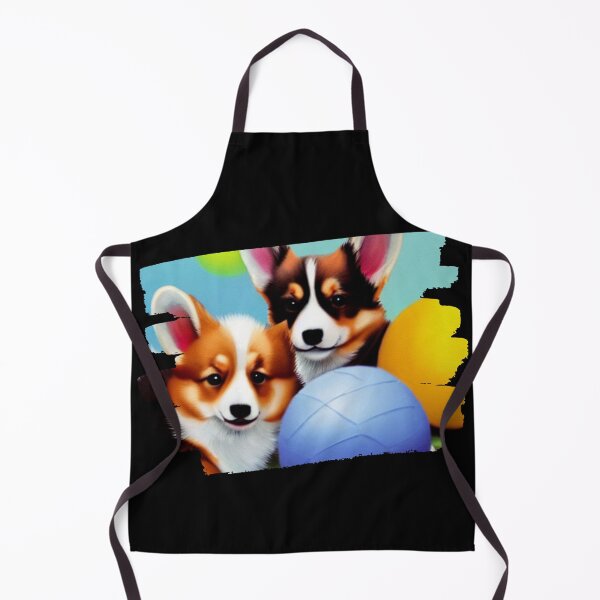 Item preview, Duo of Corgi Love - A Beautifully-Rendered AI-Generated Image of Your Faithful Companion designed and sold by Mechanical-Artt.