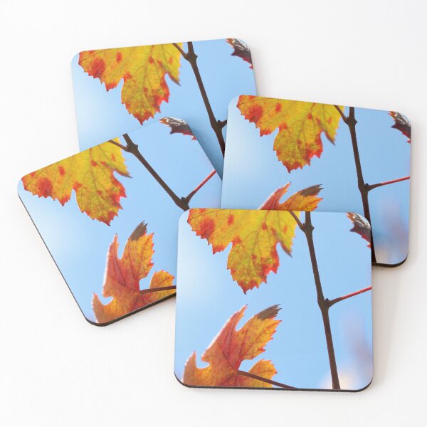 Item preview, Late summer feels leaves on branch vertical nature lovers designed and sold by eddiebarronshop.