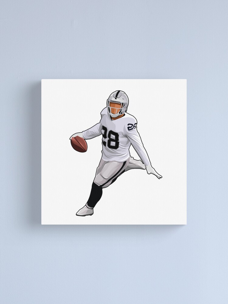 Las Vegas Raiders Davante Adams 27 x 39 Framed Art Jersey Print