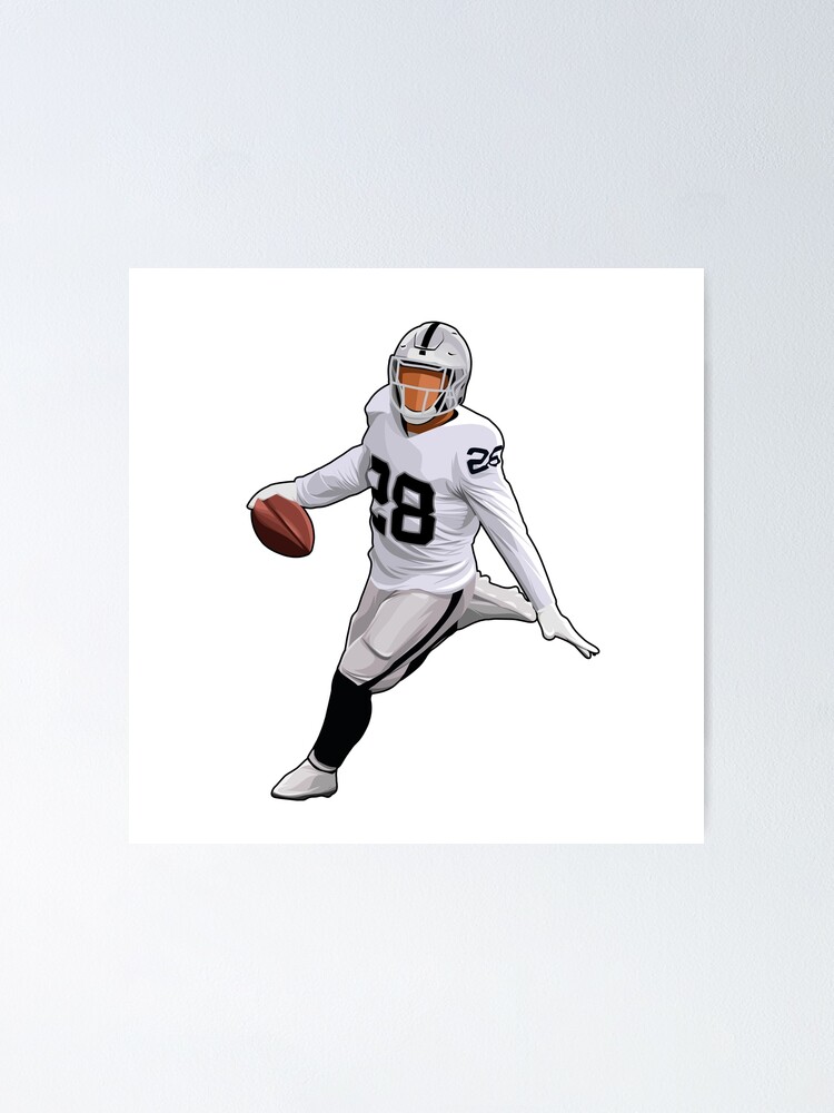 Josh Jacobs 28 for Las Vegas Raiders fans Poster for Sale by Jim-Kim