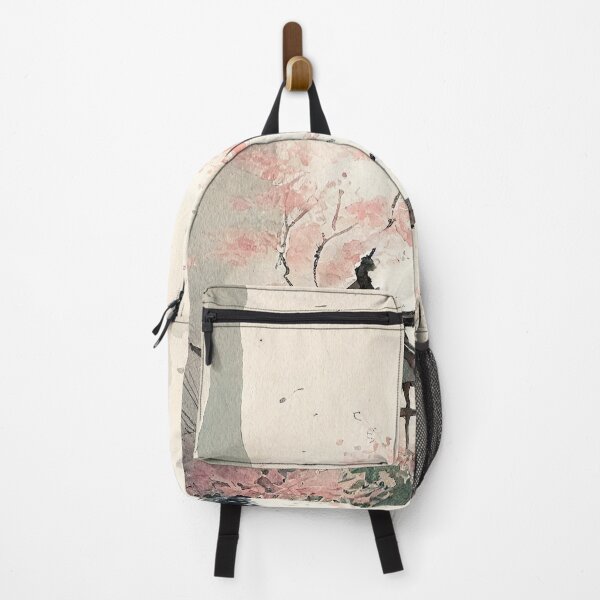 Item preview, Pagoda and Lake - Beautiful Japanese Watercolor Landscape designed and sold by TeaTime Creatives.