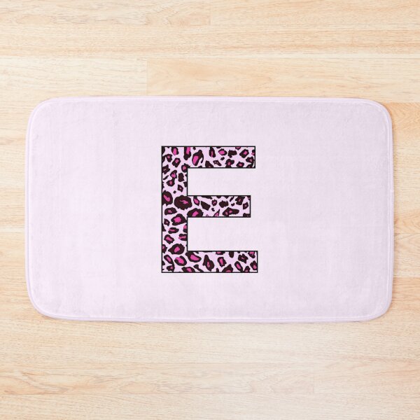 Item preview, Pink Leopard Monogram Letter E - Personal Initial for your own name designed and sold by inspirationzgal.