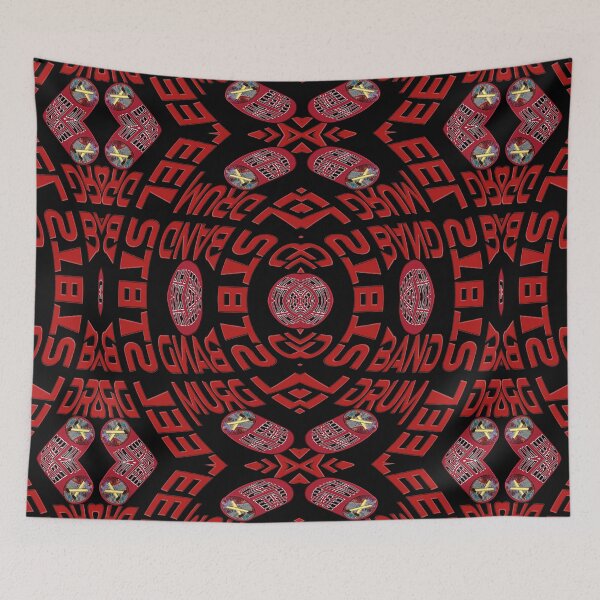 Item preview, *GREAT CARNIVAL OF TRINIDAD AND TOBAGO SOUVENIRS - STEEL DRUM STEEL PAN STEEL BAND - UNIQUE ABSTRACT CARIBBEAN GEOMETRIC ART PATTERN - DEEP INSPIRATION OF THE TRINIDADIAN FLAG* designed and sold by Ralek.
