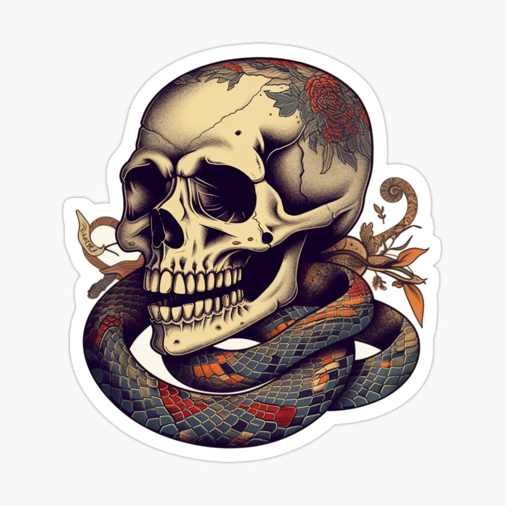 Custom Gypsy and Sugar Skull Tattoo Design | KateHelenMuir