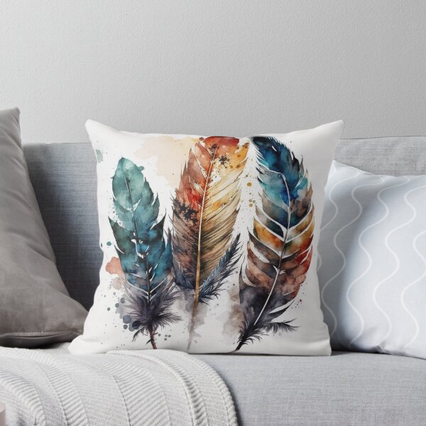 Item preview, feathers watercolor designed and sold by shokA Design.