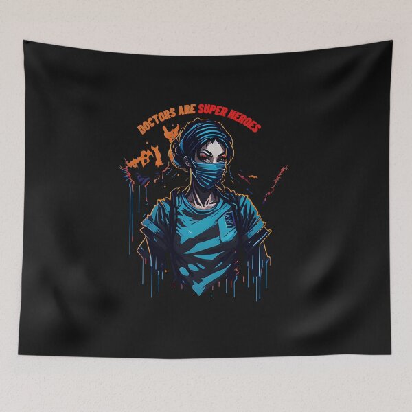 Item preview, Doctors Are Super Heroes - Superheroes of Science designed and sold by Chromatic-Art.