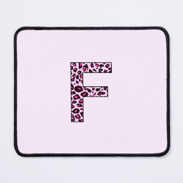 Item preview, Pink Leopard Monogram Letter F - Personal Initial for your own name designed and sold by inspirationzgal.