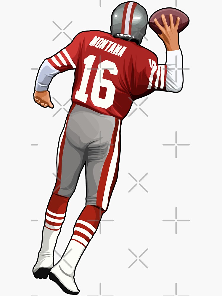 Joe Montana #16 Legendary Pases Sticker for Sale by