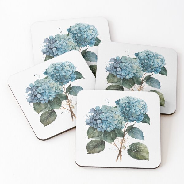 Item preview, Watercolor Hydrangea designed and sold by Yeamie-Boutique.
