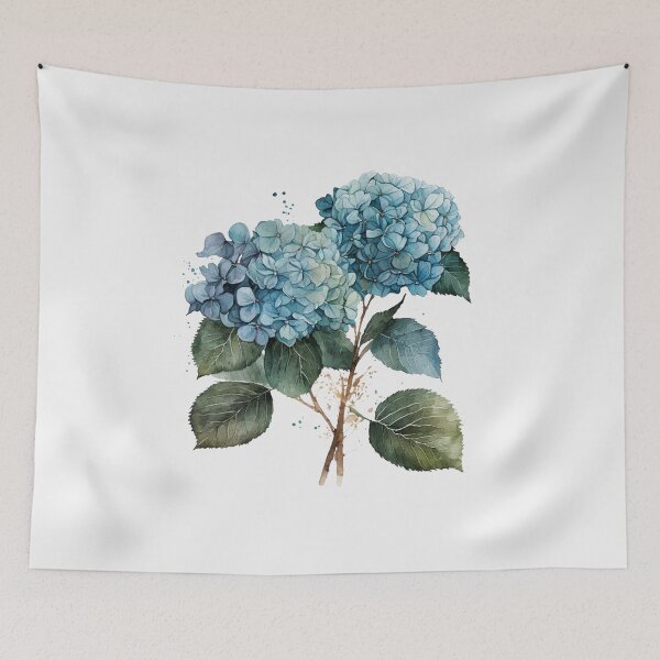 Item preview, Watercolor Hydrangea designed and sold by Yeamie-Boutique.