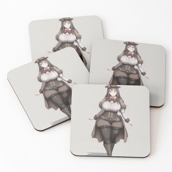 Item preview, BBW Cartoon Steampunk Lady designed and sold by RaveToTheGrave.