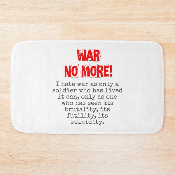 Item preview, I Hate War As Only A Soldier - Anti-War Quote designed and sold by CrankyOldDude.