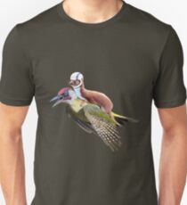 Camiseta unisex Flying Woodpecker Weasel Knievel Meme