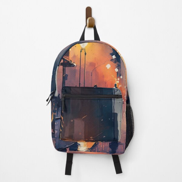 Item preview, night city watercolo designed and sold by shokA Design.