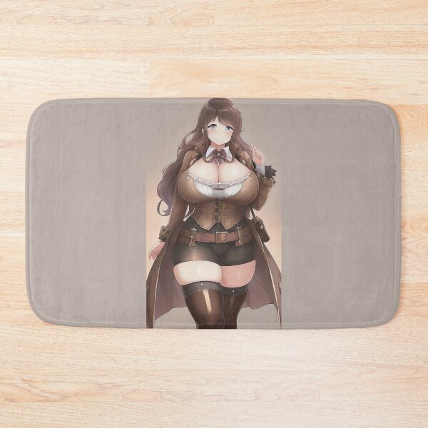 Item preview, BBW Cartoon Steampunk Lady designed and sold by RaveToTheGrave.