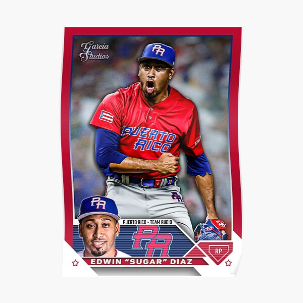 Francisco Lindor - Puerto Rico sports poster Sticker for Sale by