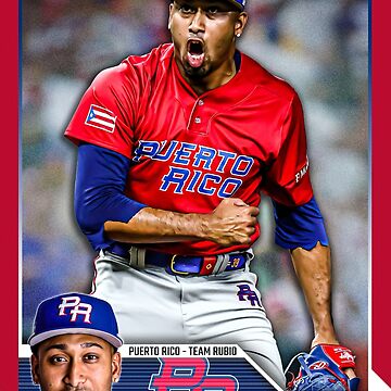 Edwin Diaz - Puerto Rico baseball card Sticker for Sale by Garcia-Studios