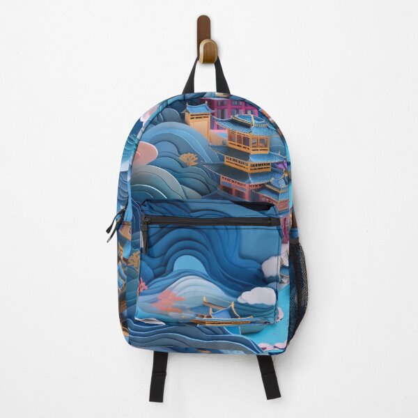 Item preview, Serene Chinese Mountain Landscape designed and sold by midgpt journey.
